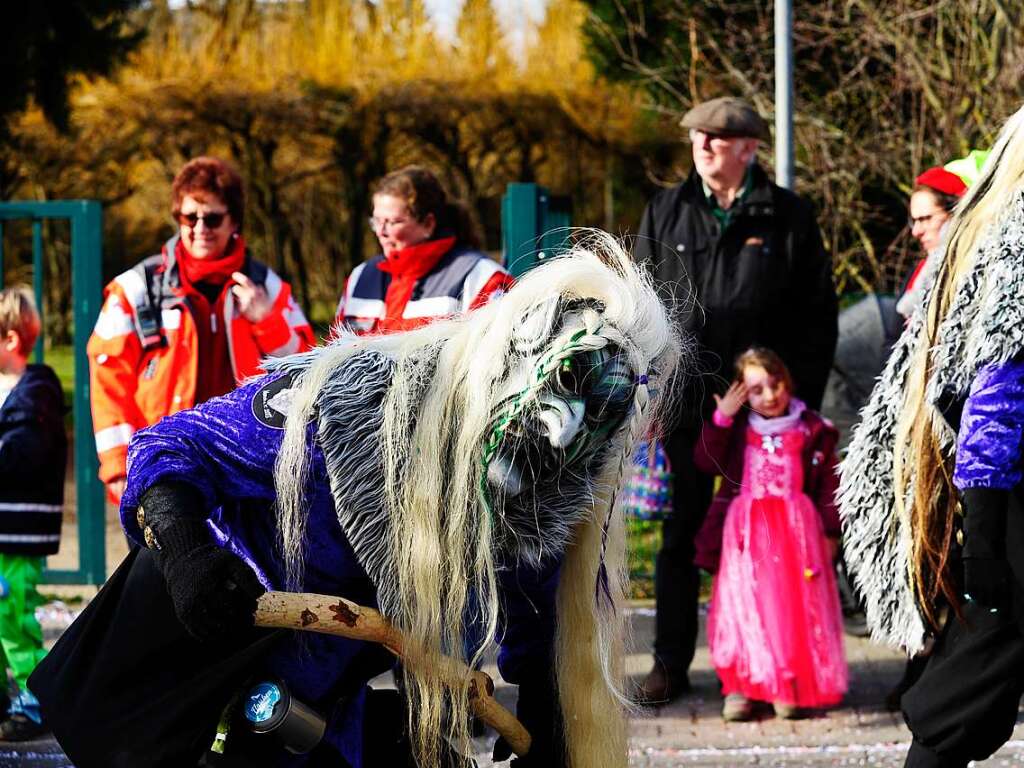 Viel bejubelt war der Fasnachtsumzug in Bad Krozingen.