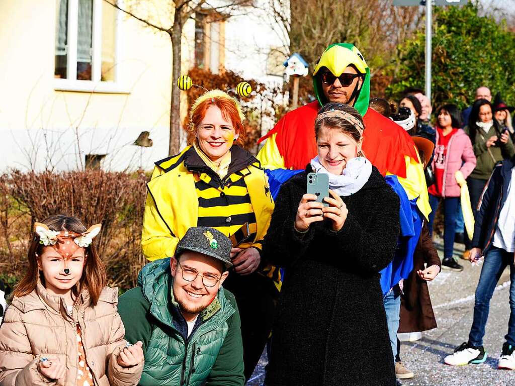 Viel bejubelt war der Fasnachtsumzug in Bad Krozingen.