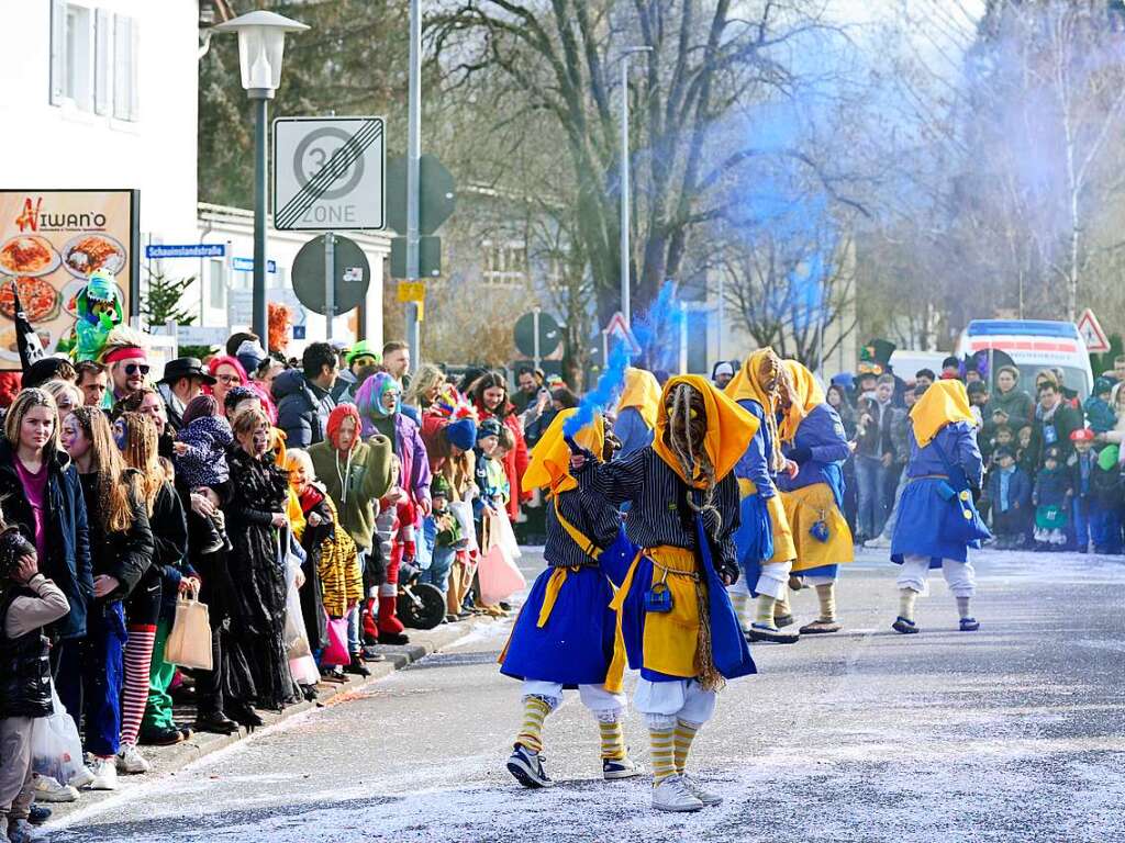 Viel bejubelt war der Fasnachtsumzug in Bad Krozingen.