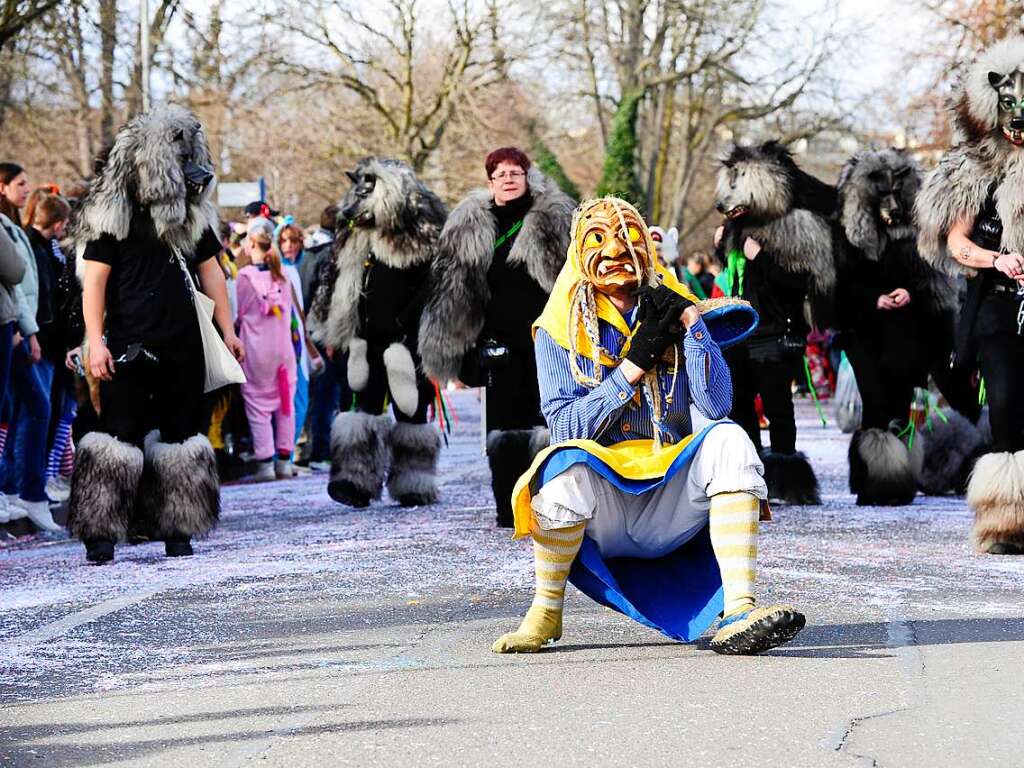 Viel bejubelt war der Fasnachtsumzug in Bad Krozingen.