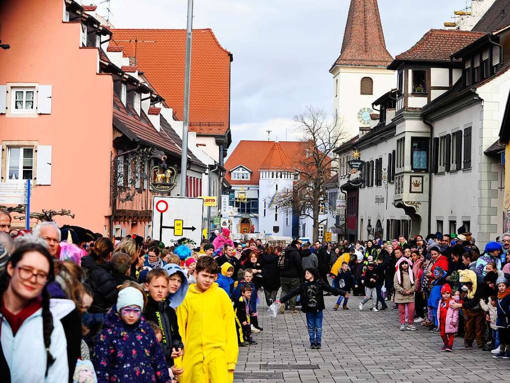 Viel bejubelt war der Fasnachtsumzug in Bad Krozingen.