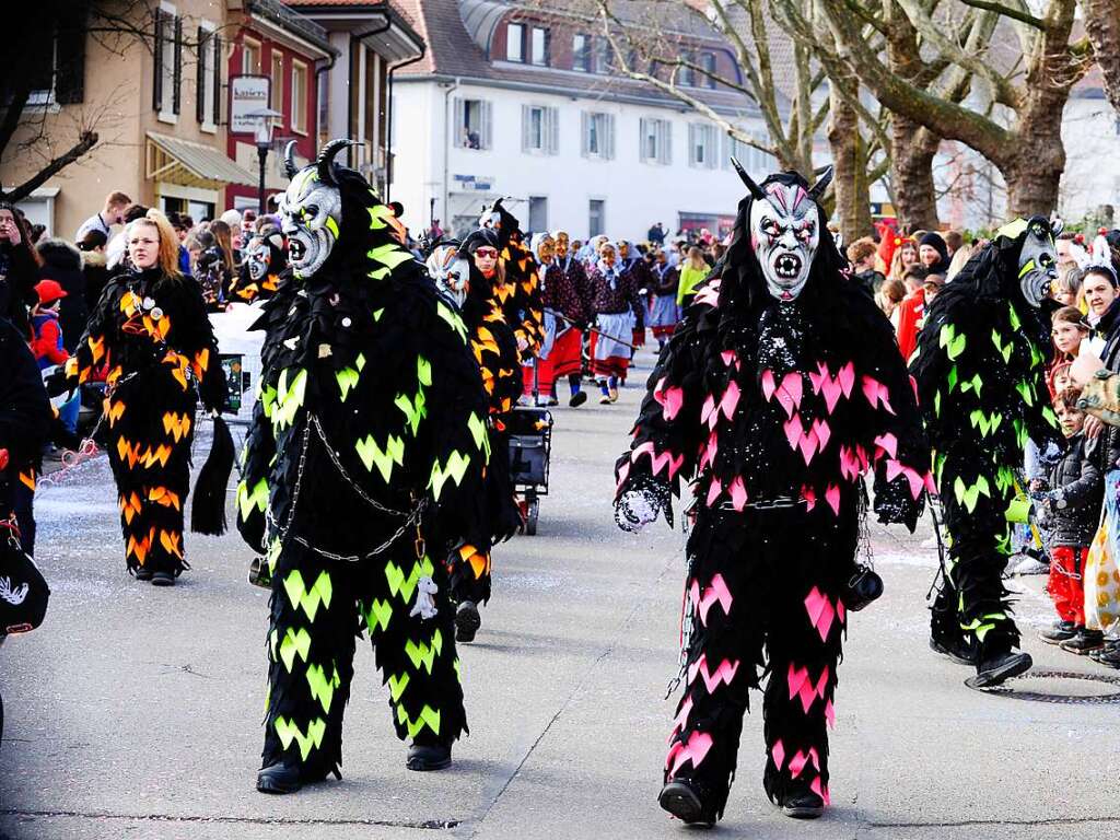 Viel bejubelt war der Fasnachtsumzug in Bad Krozingen.