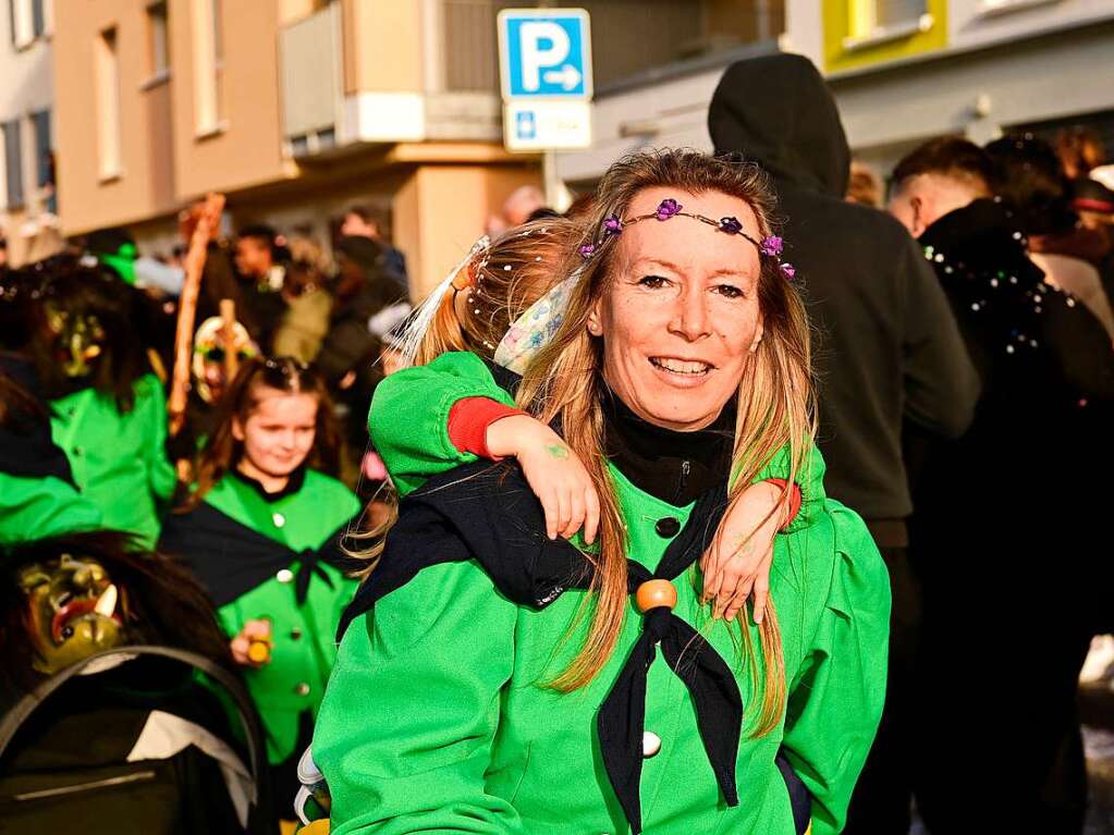 Viel bejubelt war der Fasnachtsumzug in Bad Krozingen.