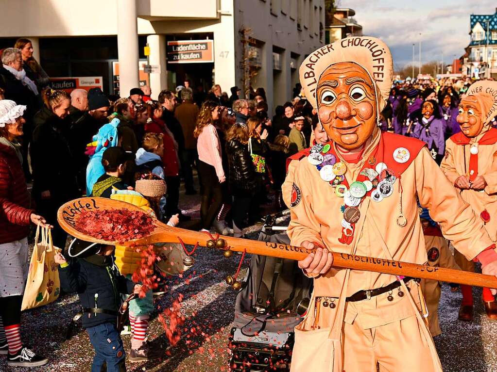 Viel bejubelt war der Fasnachtsumzug in Bad Krozingen.