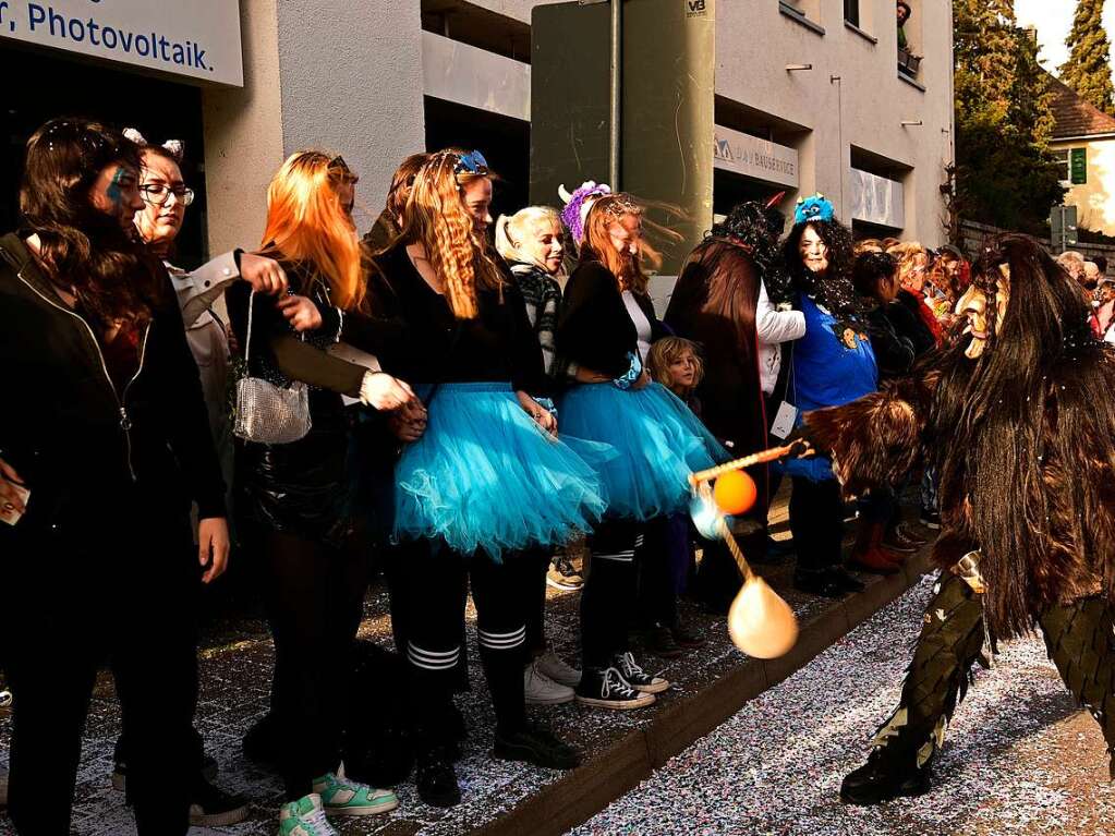 Viel bejubelt war der Fasnachtsumzug in Bad Krozingen.