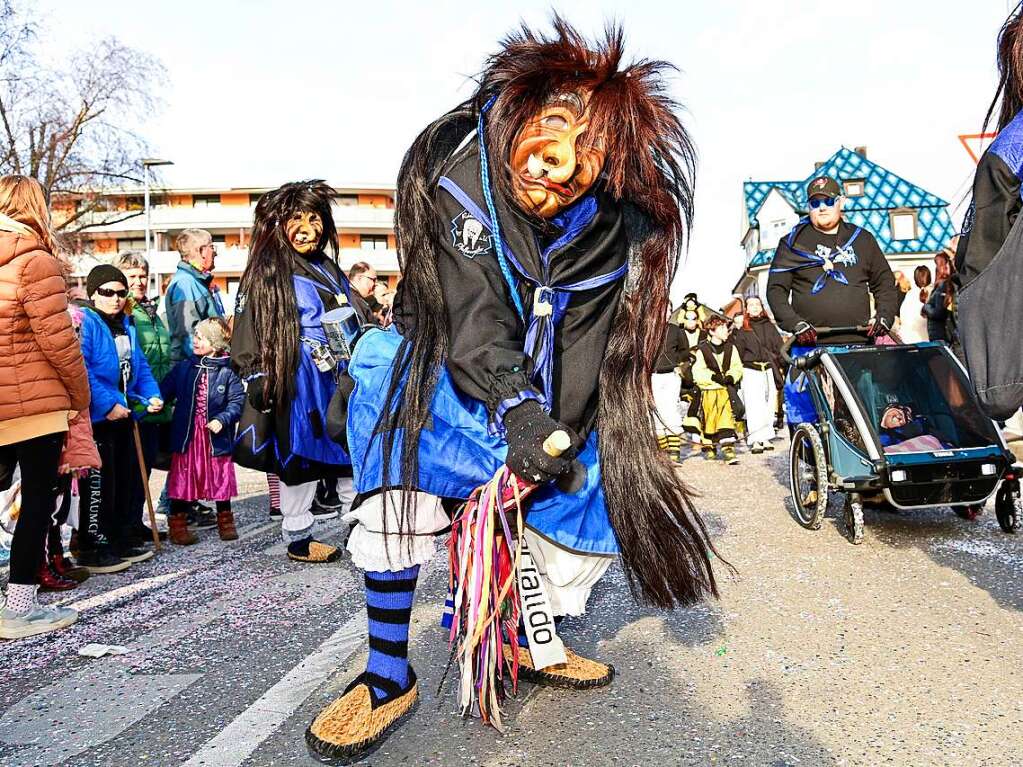 Viel bejubelt war der Fasnachtsumzug in Bad Krozingen.