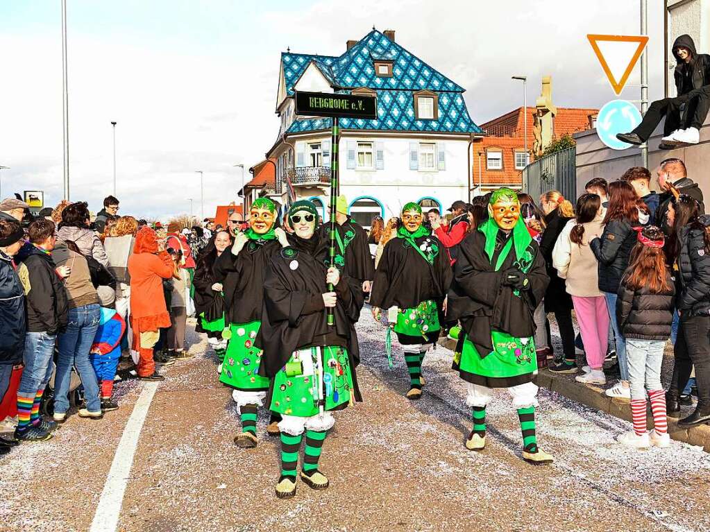 Viel bejubelt war der Fasnachtsumzug in Bad Krozingen.