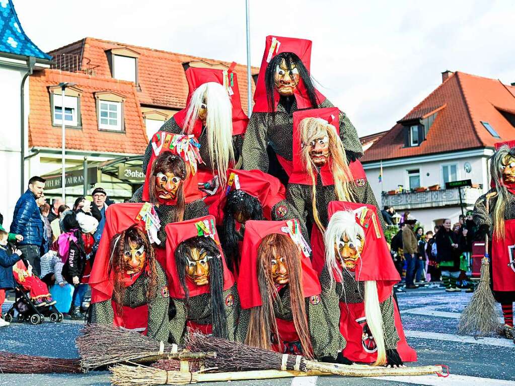 Viel bejubelt war der Fasnachtsumzug in Bad Krozingen.