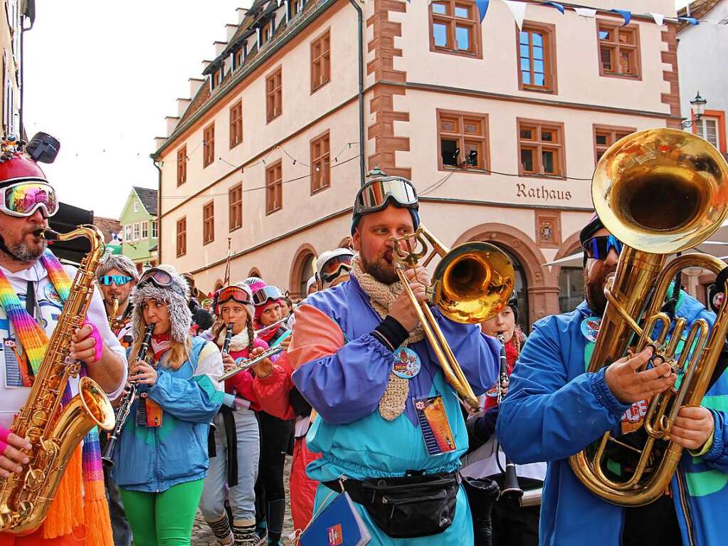 Musik durfte natrlich nicht fehlen beim Kinderumzug