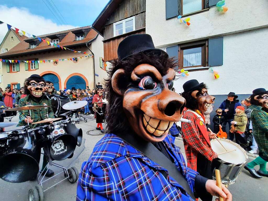 Eindrcke vom Fasnachtsumzug in Istein