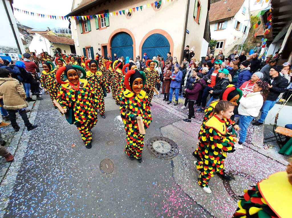 Eindrcke vom Fasnachtsumzug in Istein