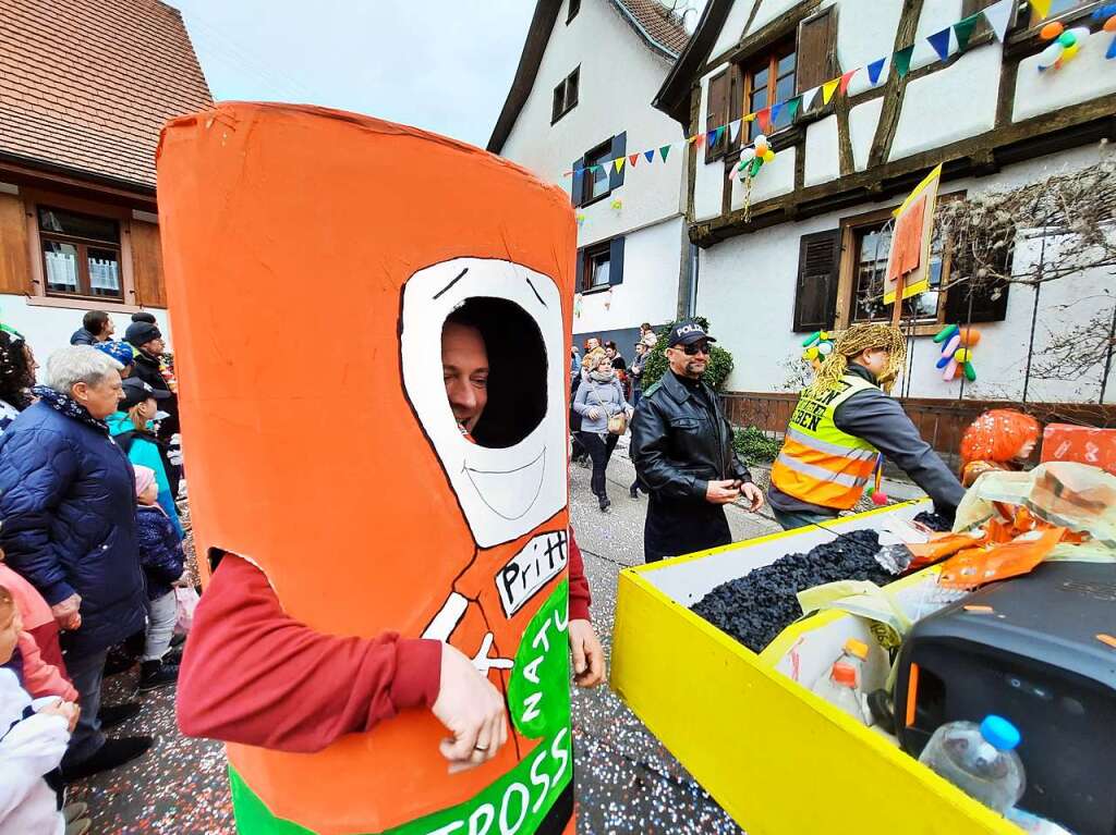 Eindrcke vom Fasnachtsumzug in Istein