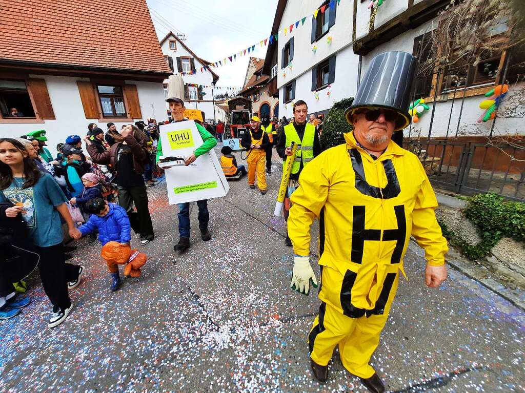 Eindrcke vom Fasnachtsumzug in Istein