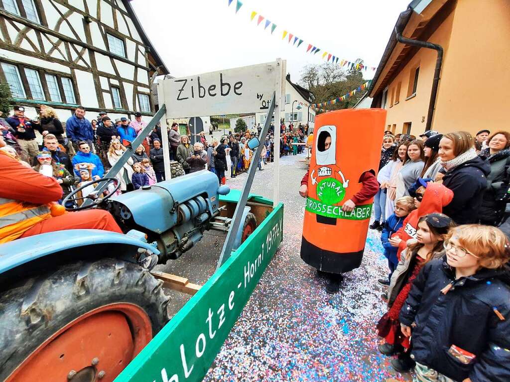 Eindrcke vom Fasnachtsumzug in Istein