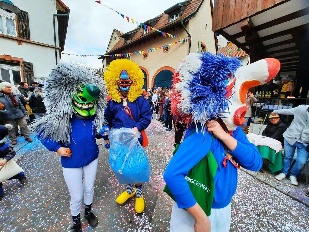 Eindrcke vom Fasnachtsumzug in Istein