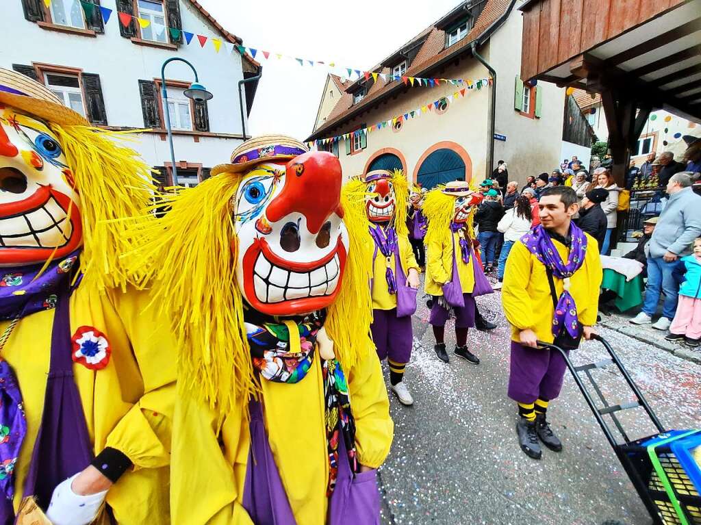 Eindrcke vom Fasnachtsumzug in Istein