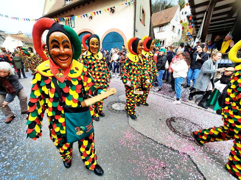 Eindrcke vom Fasnachtsumzug in Istein