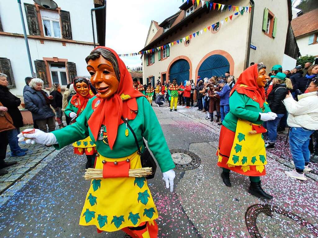 Eindrcke vom Fasnachtsumzug in Istein