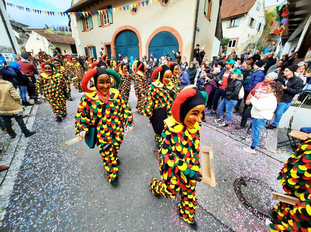 Eindrcke vom Fasnachtsumzug in Istein