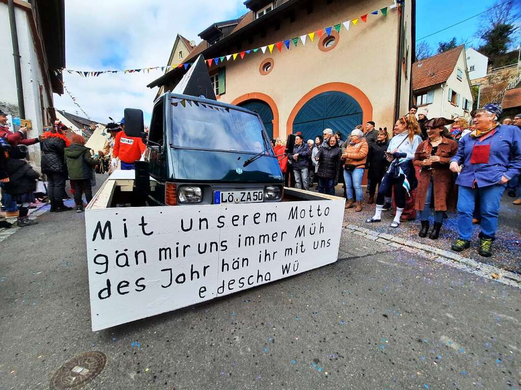 Eindrcke vom Fasnachtsumzug in Istein