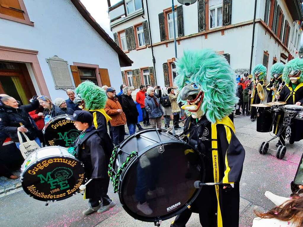 Eindrcke vom Fasnachtsumzug in Istein