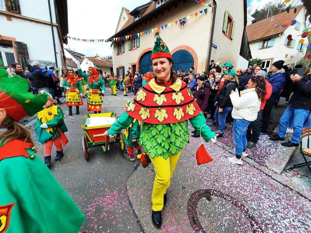 Eindrcke vom Fasnachtsumzug in Istein