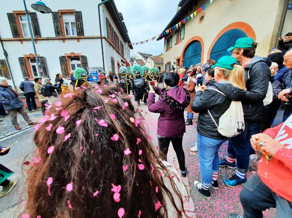 Eindrcke vom Fasnachtsumzug in Istein