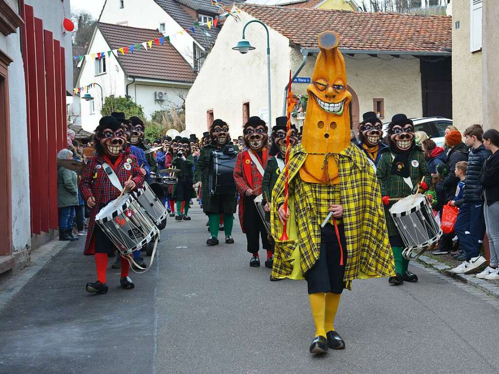 Eindrcke vom Fasnachtsumzug in Istein