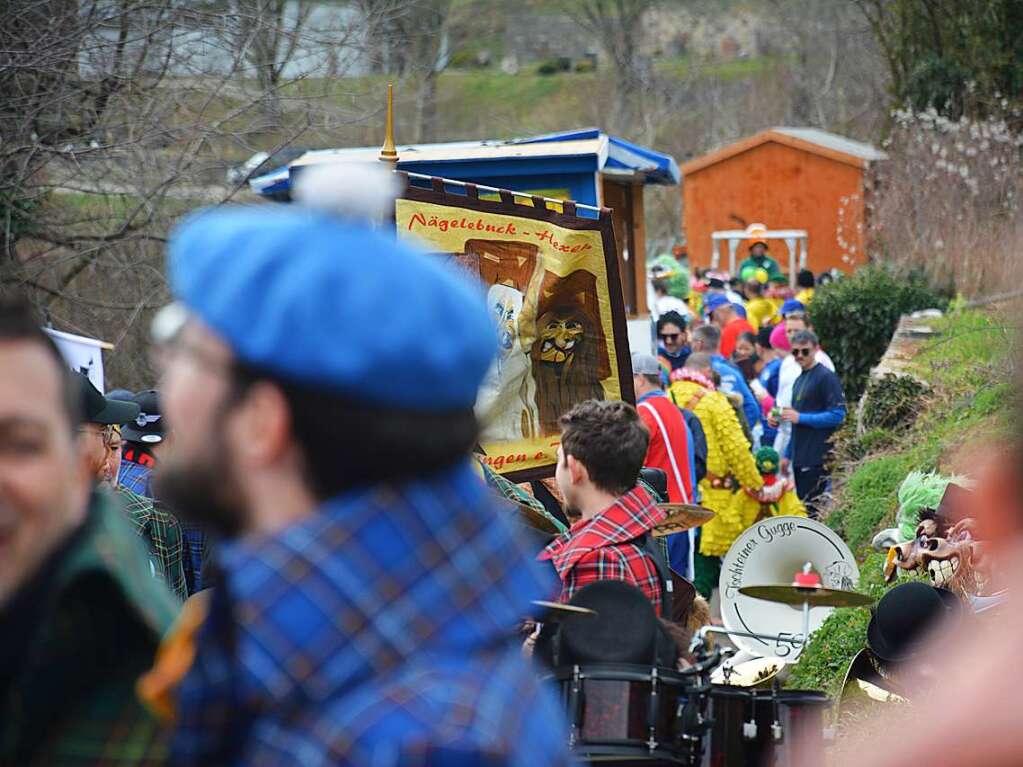 Eindrcke vom Fasnachtsumzug in Istein