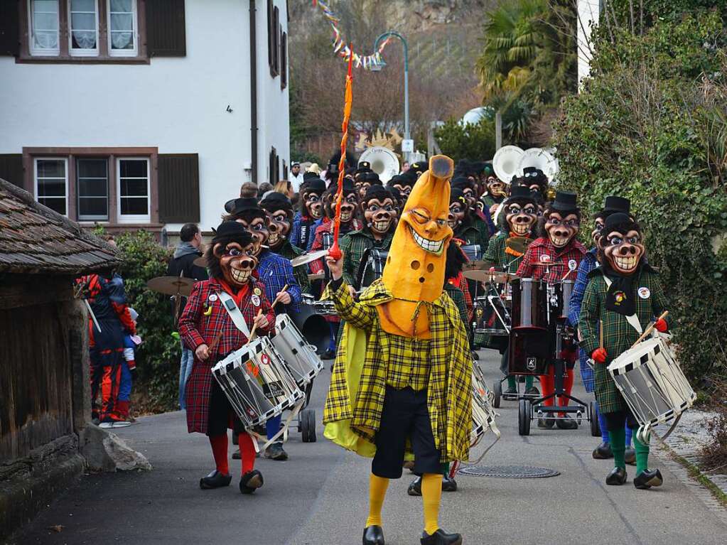 Eindrcke vom Fasnachtsumzug in Istein