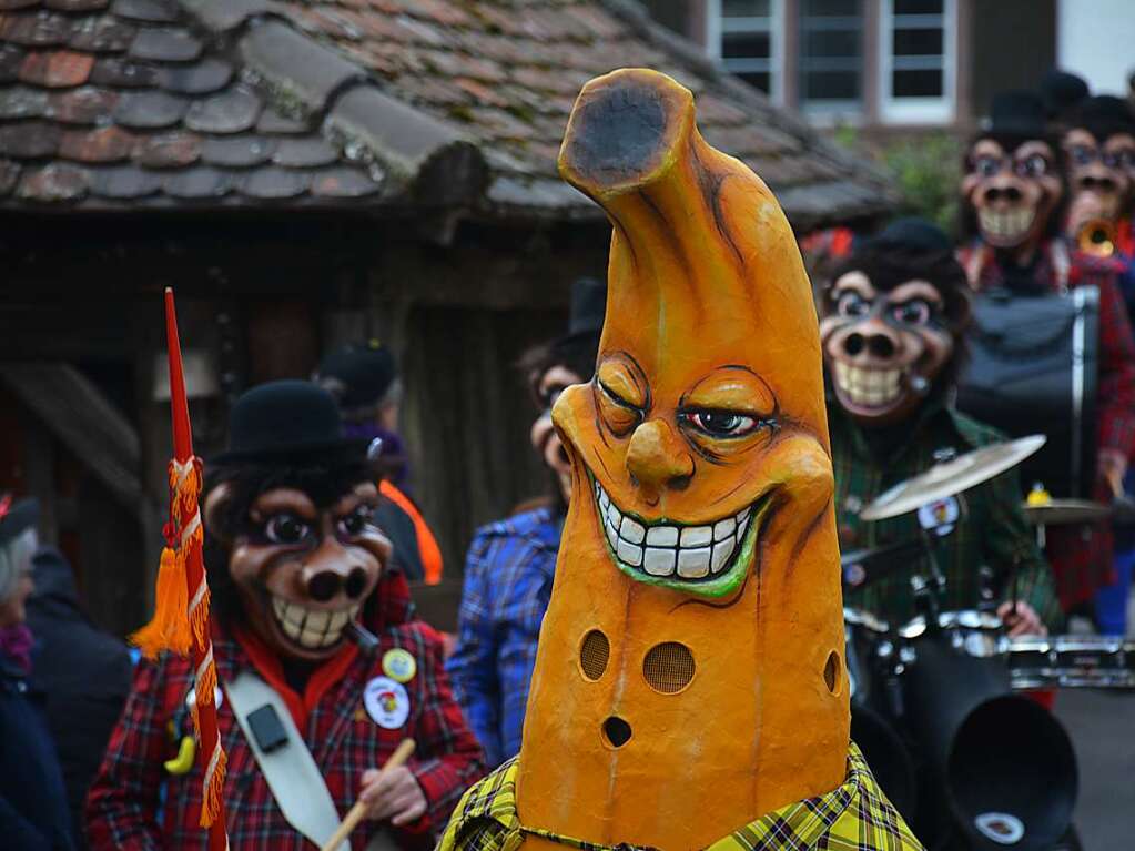 Eindrcke vom Fasnachtsumzug in Istein