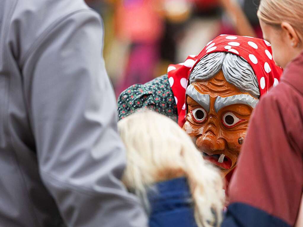 Tausende von Zuschauer n sumten beim Kinderumzug am Sonntagmittag die Waldkircher Straen.