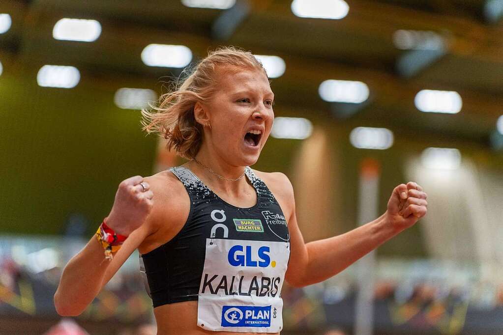 Erst Geburtstag Dann Gold Die Freiburgerin Jolanda Kallabis Wird Deutsche Hallenmeisterin über