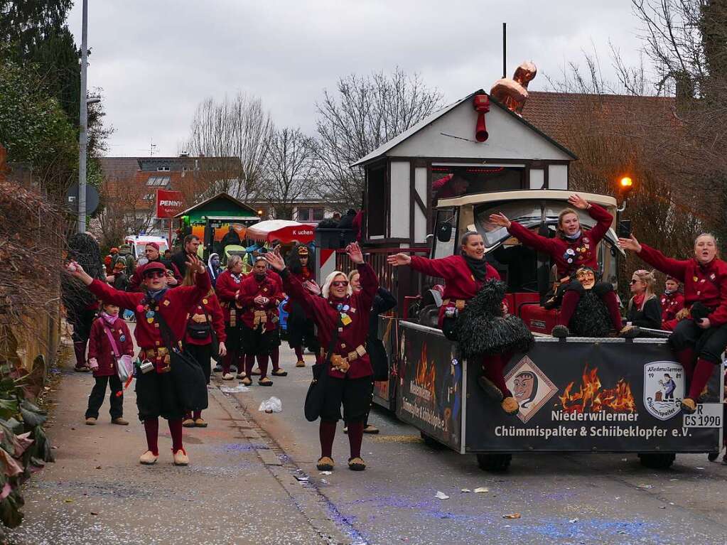 Der Fasnachtsumzug in Kandern