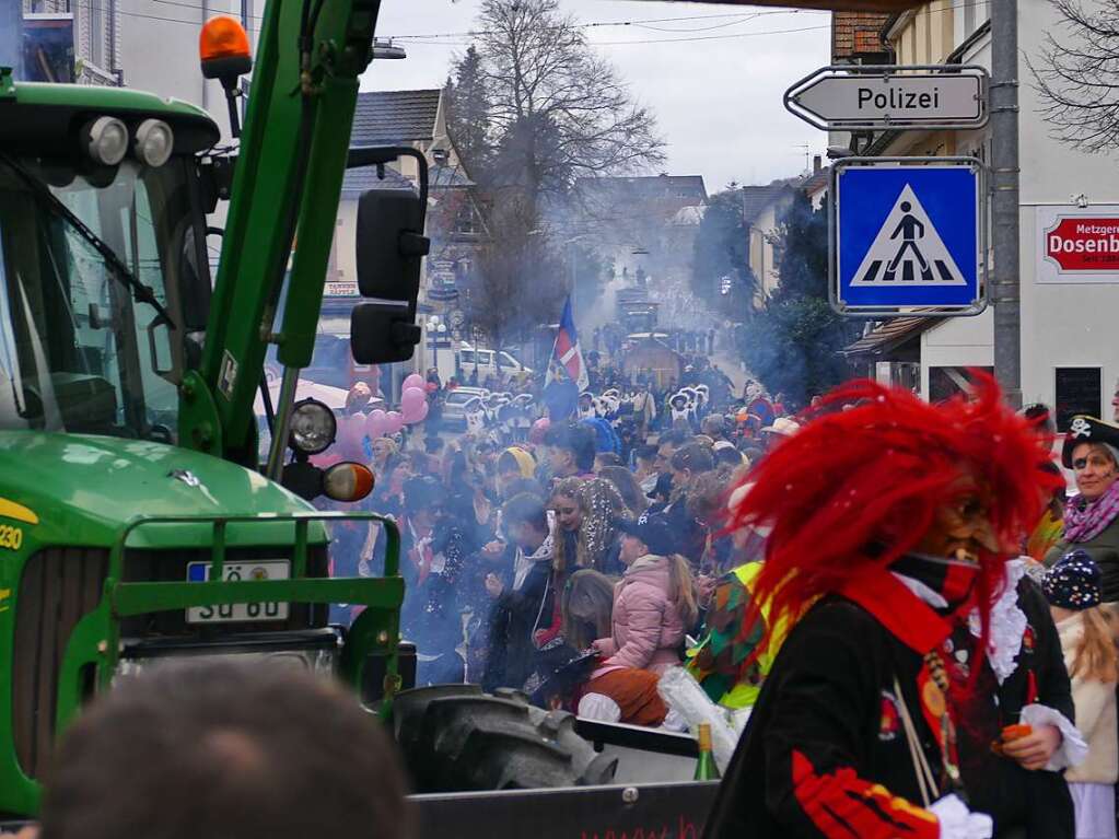 Der Fasnachtsumzug in Kandern