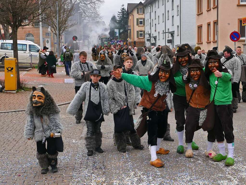 Der Fasnachtsumzug in Kandern