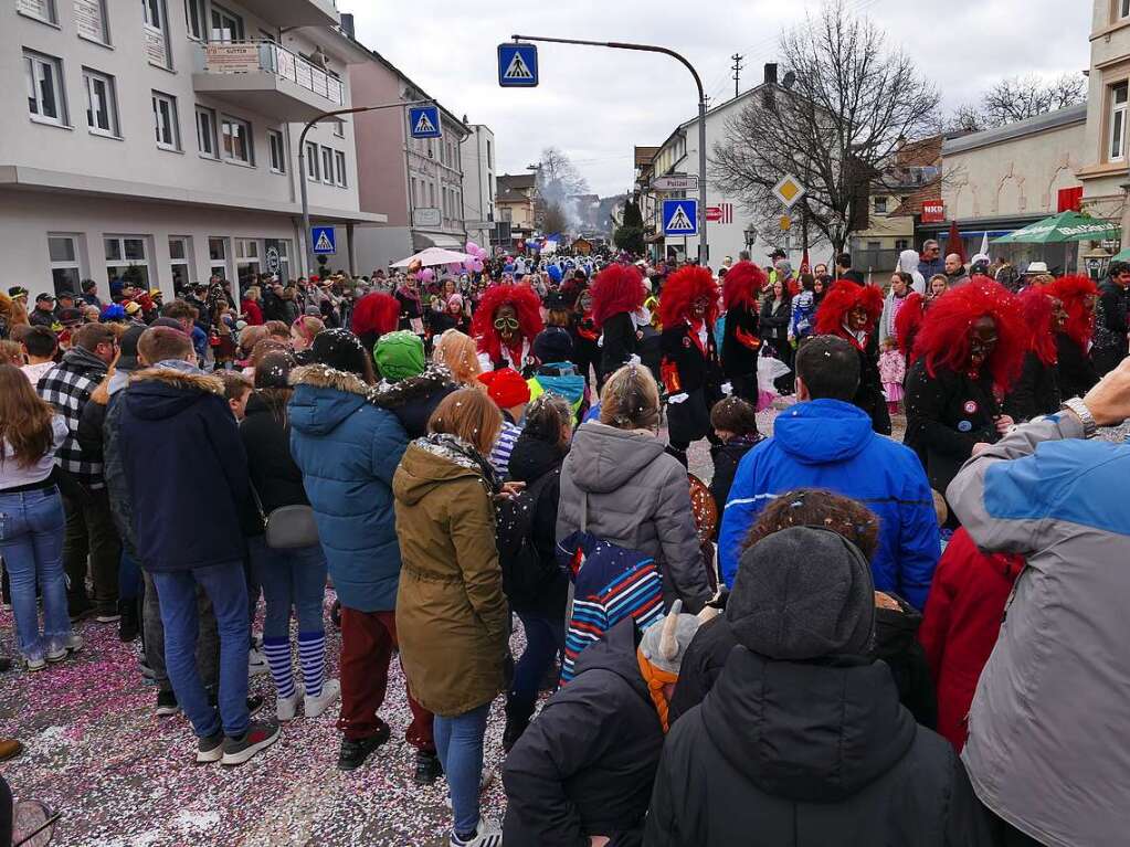 Der Fasnachtsumzug in Kandern