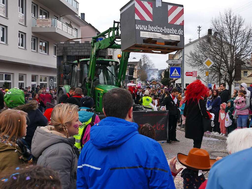 Der Fasnachtsumzug in Kandern