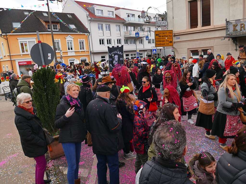 Der Fasnachtsumzug in Kandern