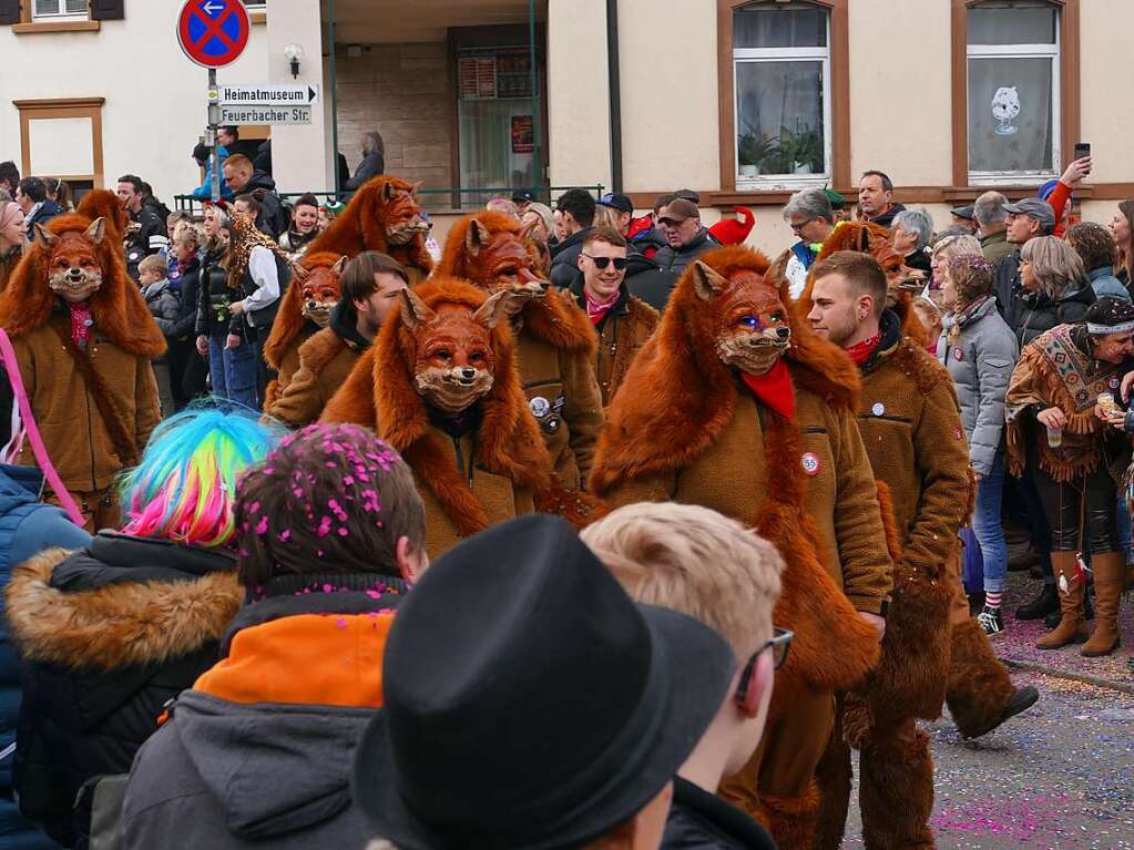 Der Fasnachtsumzug in Kandern