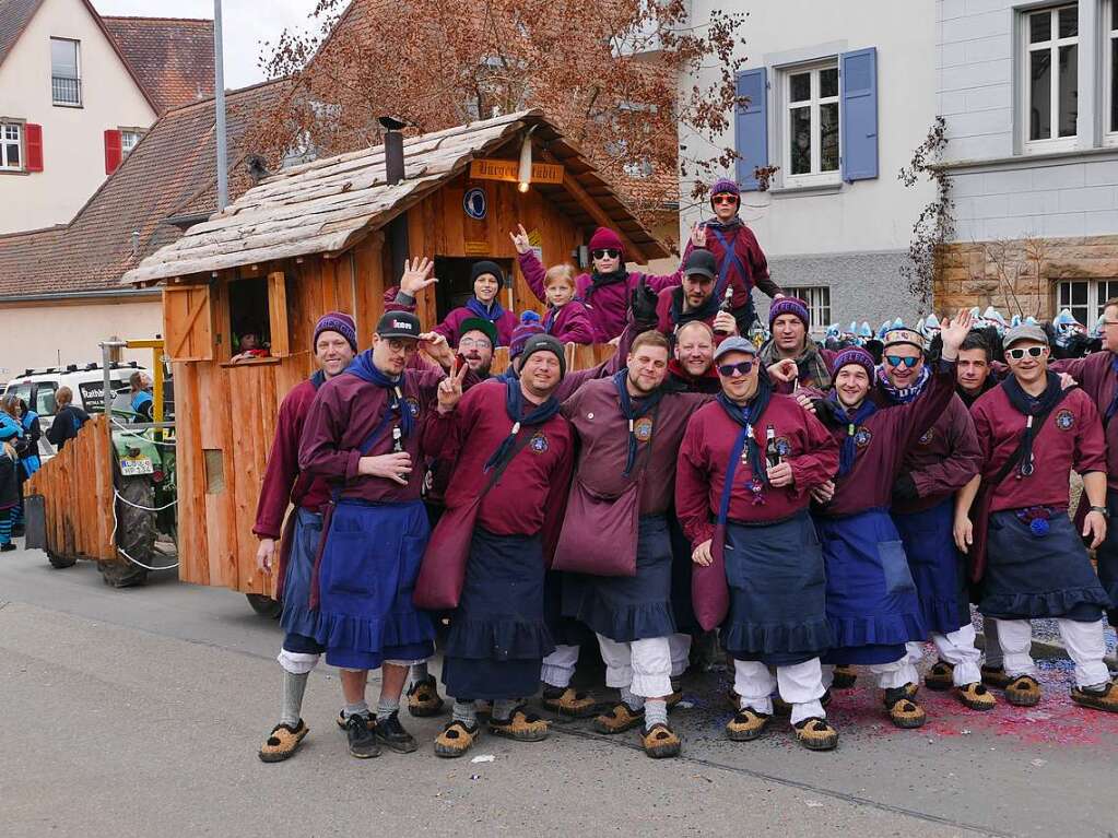 Der Fasnachtsumzug in Kandern