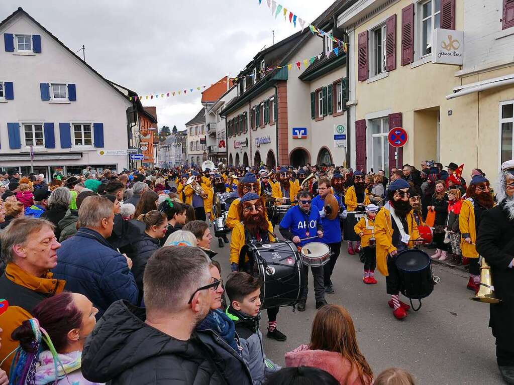 Der Fasnachtsumzug in Kandern