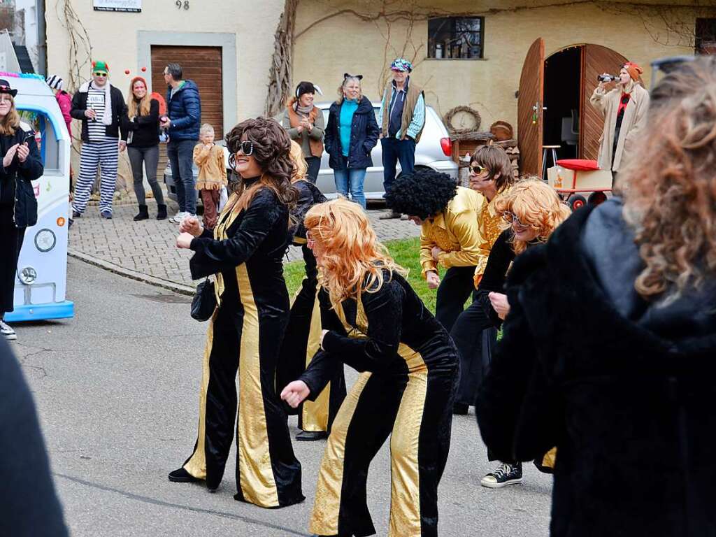 Hexen, Guggemusiker, Sportler, Hstrger – alle waren unterwegs beim Ebringer Umzug.