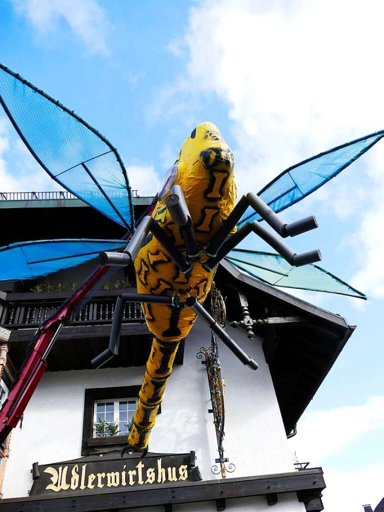 Eindrcke vom Wagenbauerumzug der Narrenzunft Hsemer Hasen in Husern.