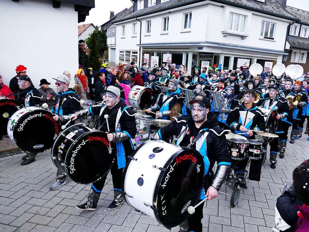 Eindrcke vom Wagenbauerumzug der Narrenzunft Hsemer Hasen in Husern.