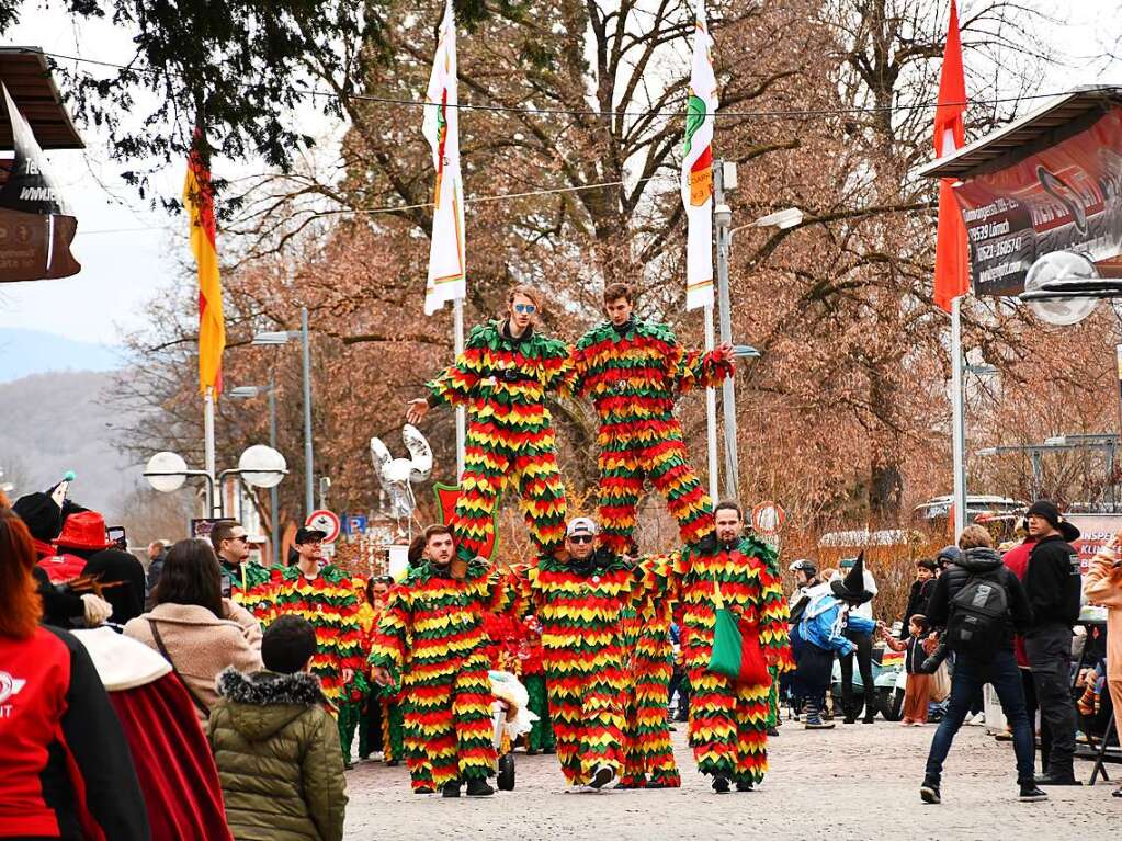 Eindrcke vom groen Fasnachtsumzug in Lrrach