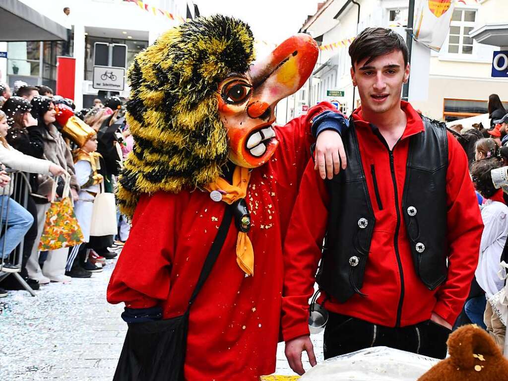 Eindrcke vom groen Fasnachtsumzug in Lrrach