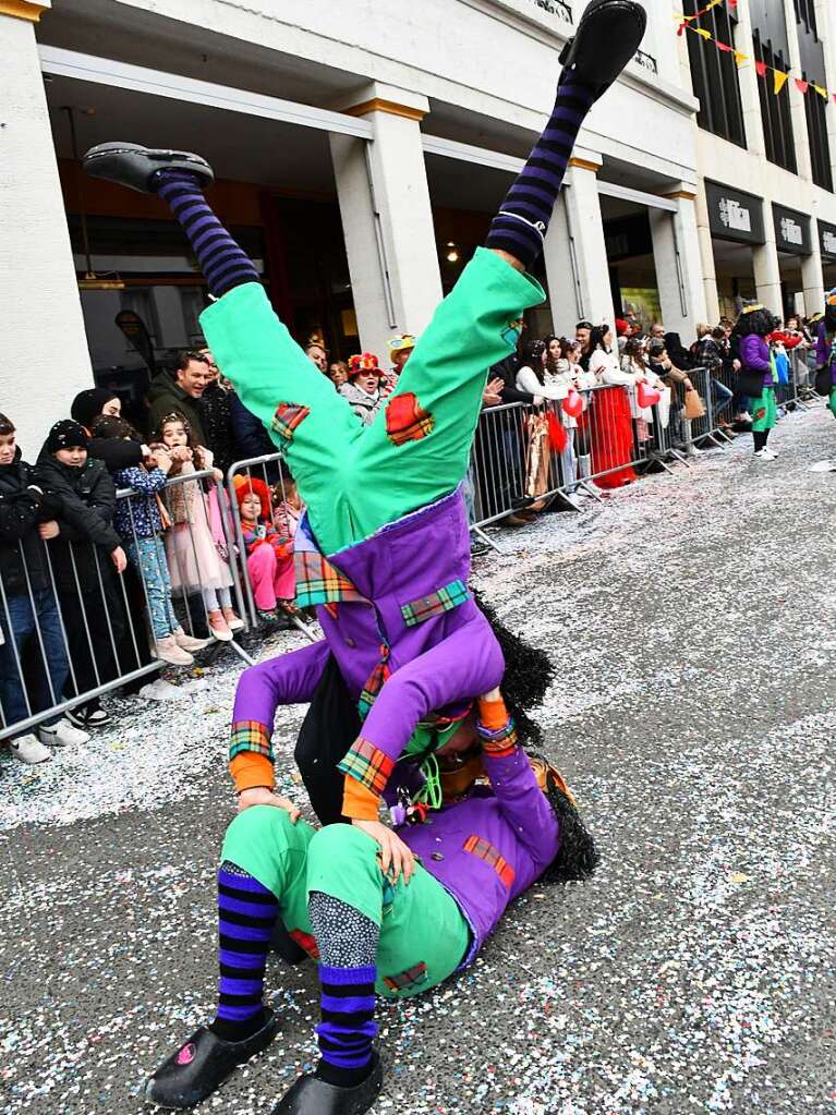 Eindrcke vom groen Fasnachtsumzug in Lrrach