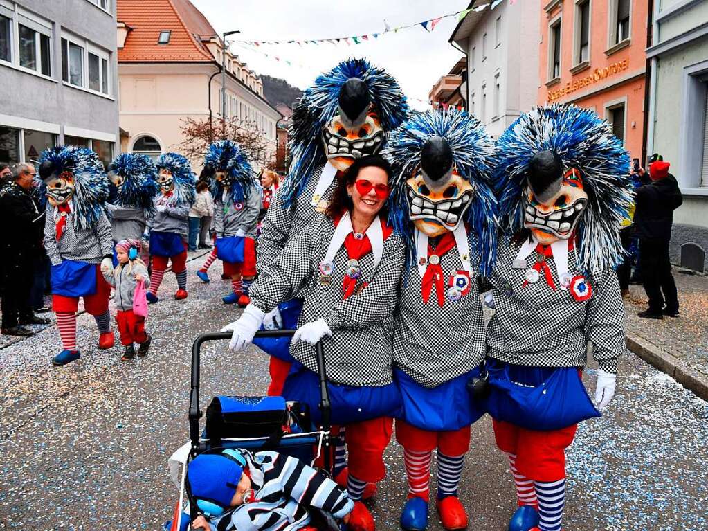 Eindrcke vom Umzug im Ortsteil Grenzach