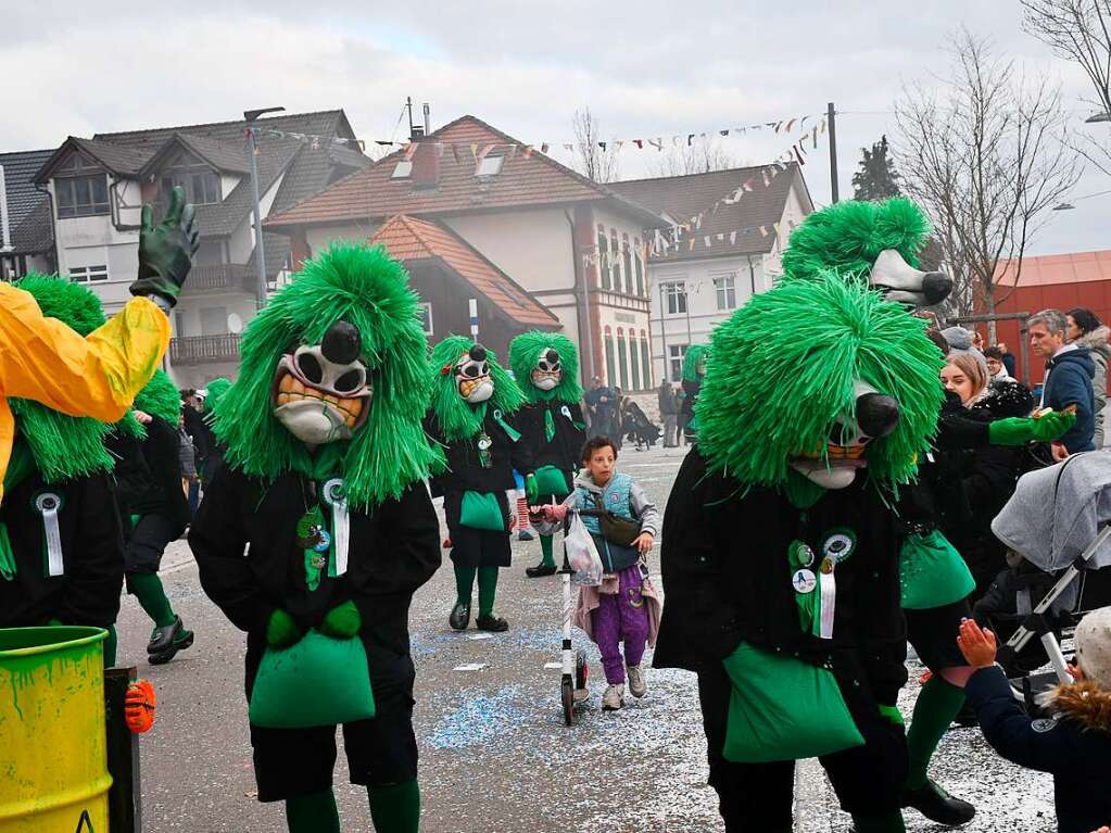 Eindrcke vom Umzug im Ortsteil Wyhlen